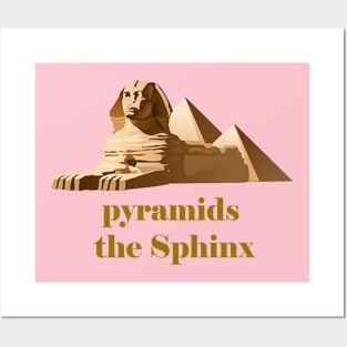 pyramids the Sphinx Posters and Art